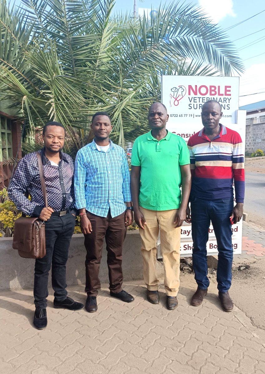 thenoblevets's tweet photo. Had a fruitful meeting with these great friends of mine yesterday, friends of many years who paid me a courtesy call at the Noble Veterinary Surgeons Headquarters in South C. During our 2-Hour meeting we discussed matters of great importance to the veterinary industry. https://t.co/dcb7UT2L1N