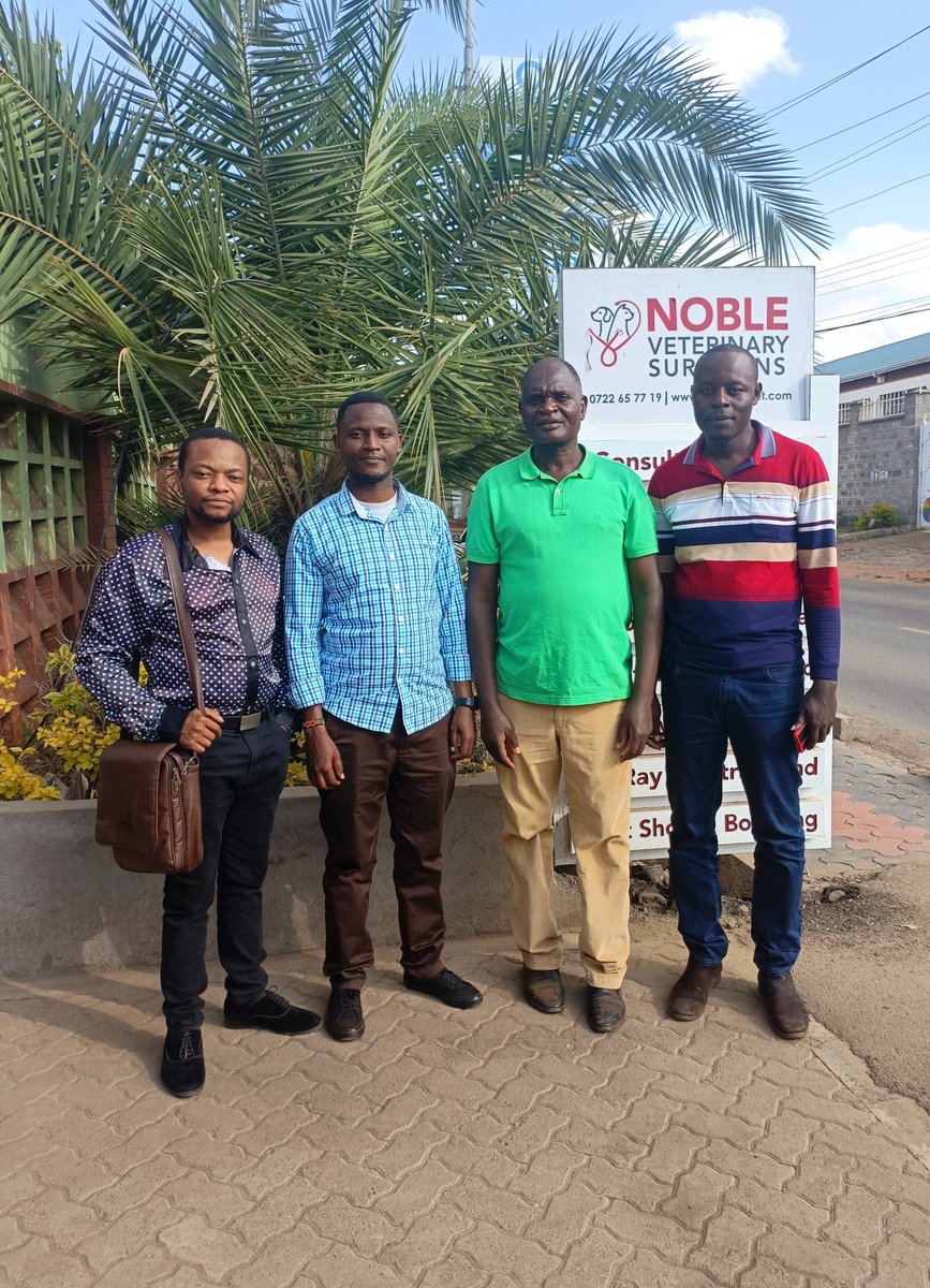 thenoblevets's tweet photo. Had a fruitful meeting with these great friends of mine yesterday, friends of many years who paid me a courtesy call at the Noble Veterinary Surgeons Headquarters in South C. During our 2-Hour meeting we discussed matters of great importance to the veterinary industry. https://t.co/dcb7UT2L1N