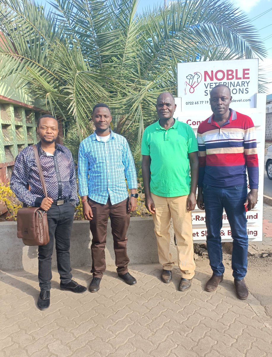 thenoblevets's tweet photo. Had a fruitful meeting with these great friends of mine yesterday, friends of many years who paid me a courtesy call at the Noble Veterinary Surgeons Headquarters in South C. During our 2-Hour meeting we discussed matters of great importance to the veterinary industry. https://t.co/dcb7UT2L1N