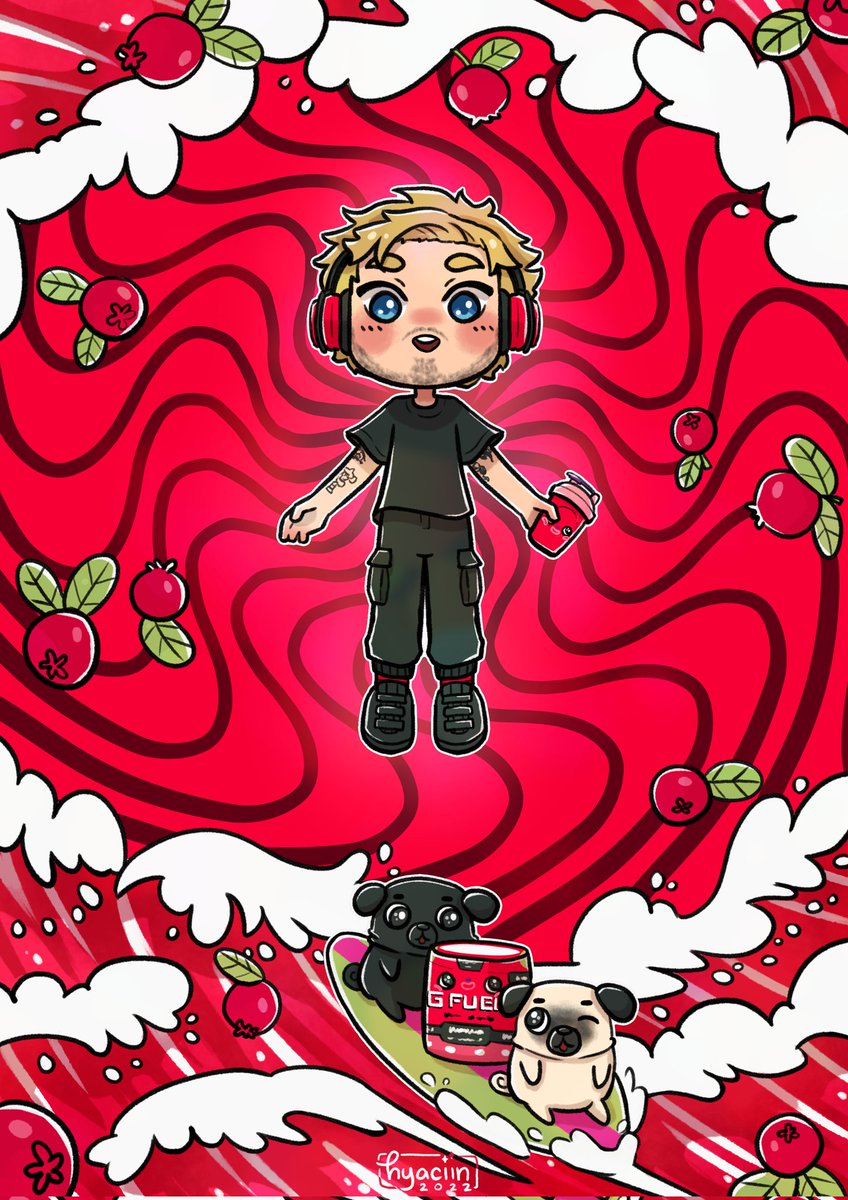 hyaciin's tweet photo. #GFUELPEWDIEPIE
ft the new version designed by Marzia ◕ᴗ◕ made sure to include eggy and maya too! 

hope you guys like it ❤️🤸‍♀️ @GFuelEnergy https://t.co/jt2hFM11MZ
