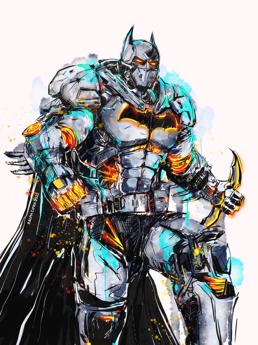 rtcifra's tweet photo. Batman Extreme Environment Suit #batman #illustration
Open for commissions https://t.co/yN12cwDPfs
