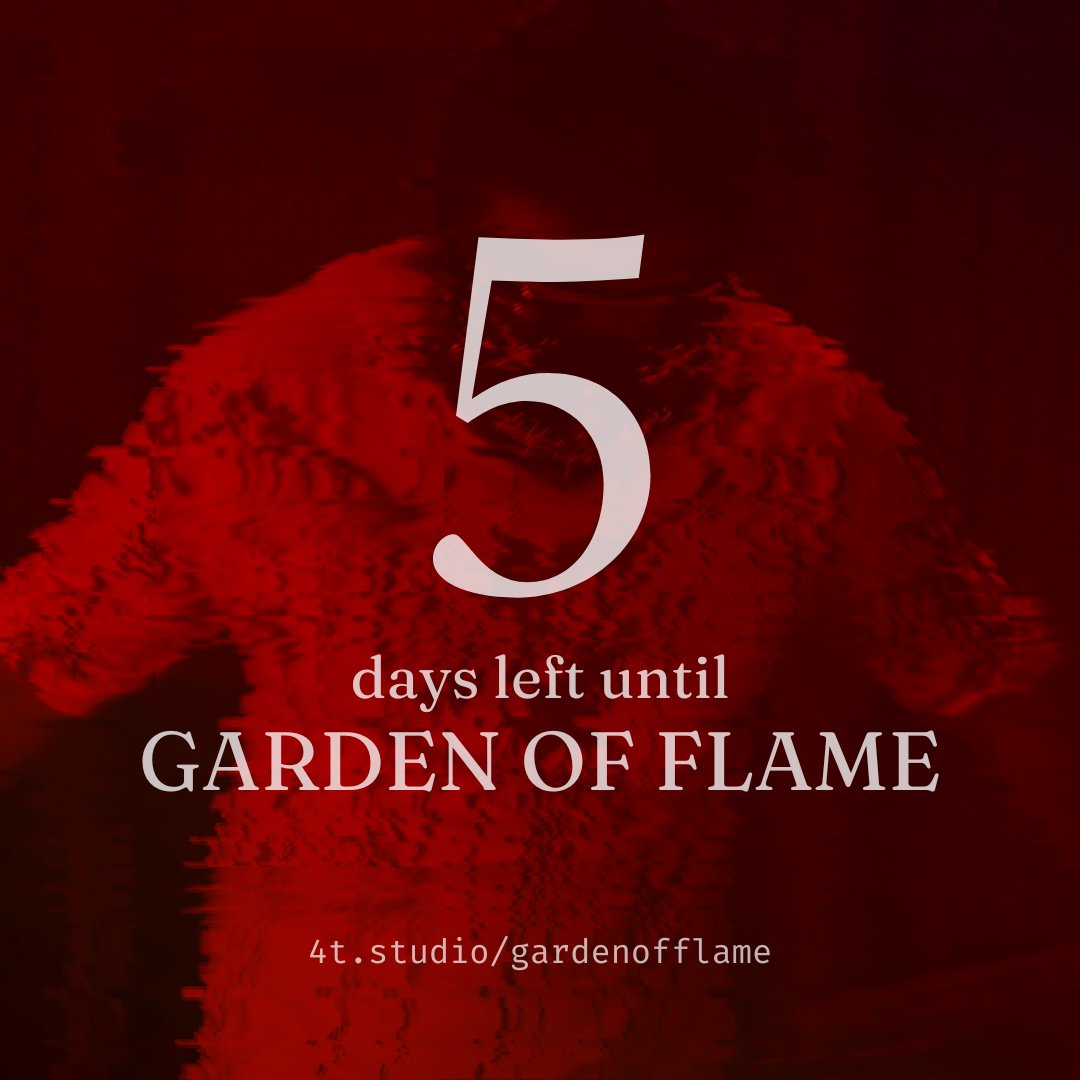LilCrubo's tweet photo. October 21, 2022
AKA 5 days away! I can't wait to share this with you.
🔥💀😈

Pre-saves help with playlisting so help a boy out:
https://t.co/AsmypTQSas

#GardenOfFlame #NewSingle #ComingSoon #LilCrubo #Spotify #AppleMusic #Presave https://t.co/963F7POeWE