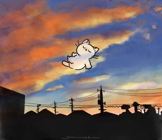 #イラストを4枚貼ると秋風に乗って絵柄を好いてくれる人の元へ届くらしい主に人と猫を描いています。最近は絵日記も描いたりなどしていますなんか好きだなぁと思ってくれる人の元へ届きますように… 