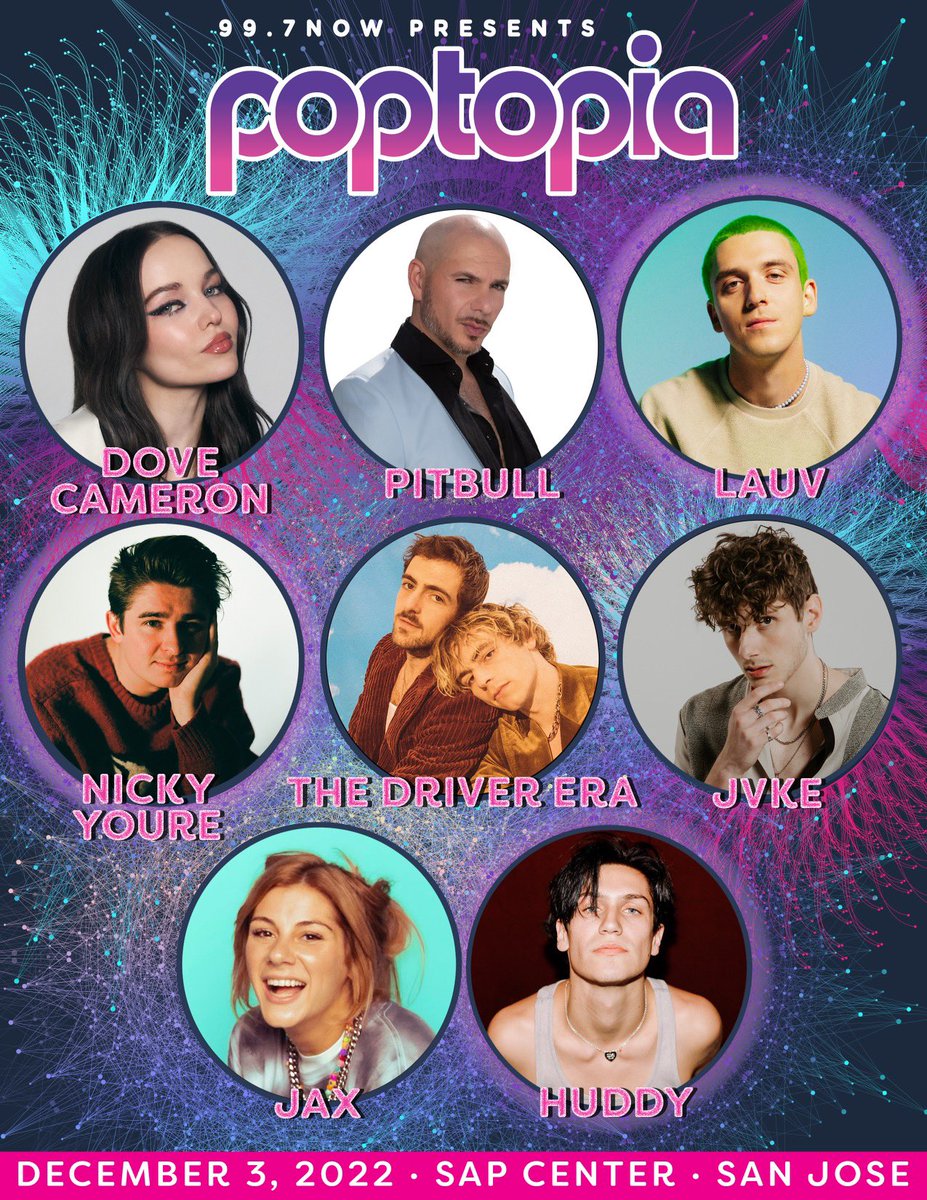 Excited to perform at #POPTOPIA with @997now on December 3rd!! Get your tickets now 🫶 bit.ly/3eraFnH