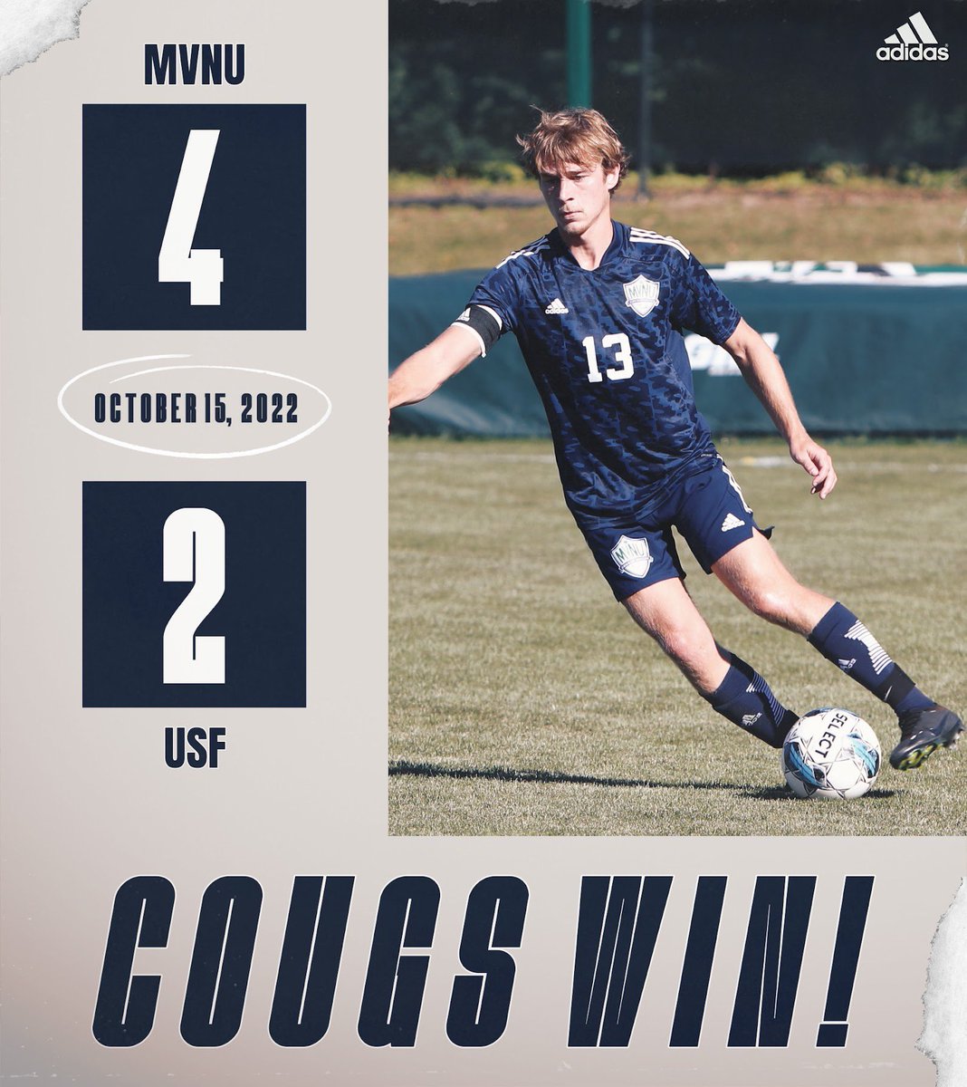 MVNU_Cougars's tweet photo. .@mvnuMS picks up a big conference road win in Fort Wayne! The Cougars defeat Saint Francis 4-2 for their seventh win of the season! https://t.co/bbGeewq1yN