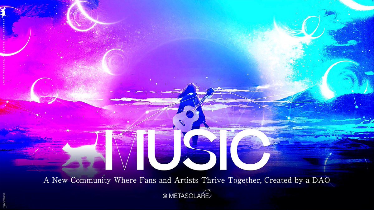 metasolare's tweet photo. Are you curious about what new experiences you could have if your favorite artist was an NFT, and in the new ways you could support them?
MetaSolare has the people, the environment, and the systems to make what you want!
What do you want to make together?
#MetaSolare https://t.co/gFpFinCWnj