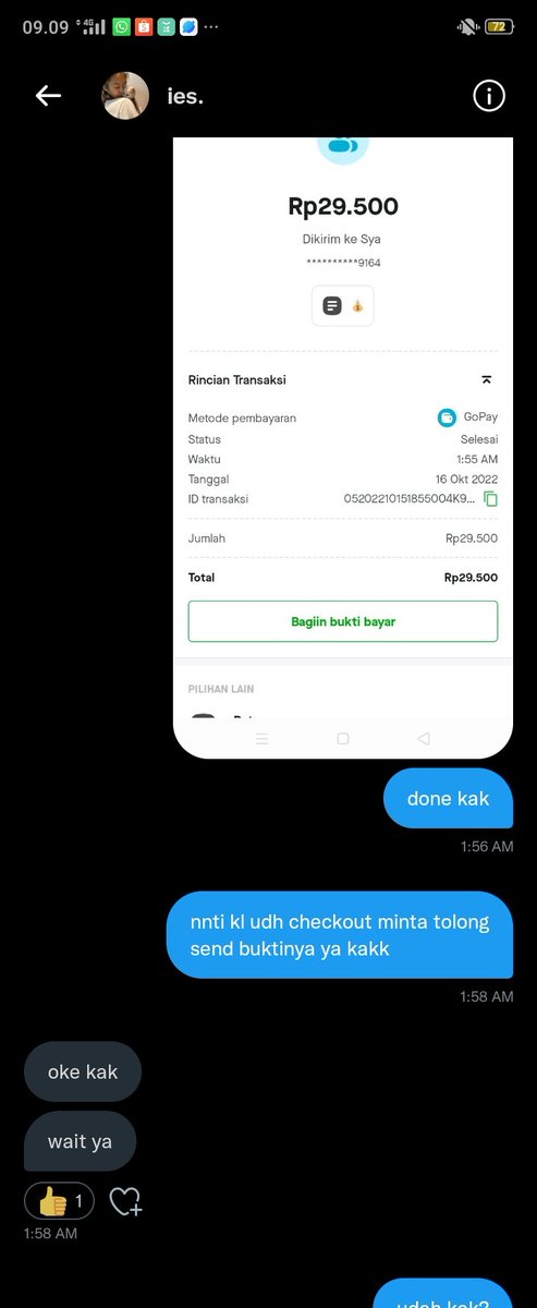 soullkoo's tweet image. help rt biar gada yg ketipu lagi.

penipu voucher shopee, verif, joki tugas dll semua dia bisa kek nya, pokonya dia penipu hati hati ya #zonaba #zonauang #zonajajan 
jan mau beli di dia @geraakk

nomornya 081248669164