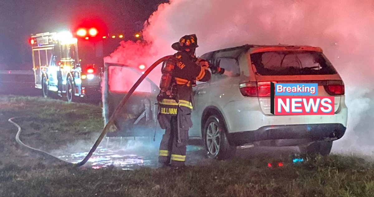 Metro Fire on Twitter "Car Fire Woburn Ma, Engine 4 and Engine 2, ramp
