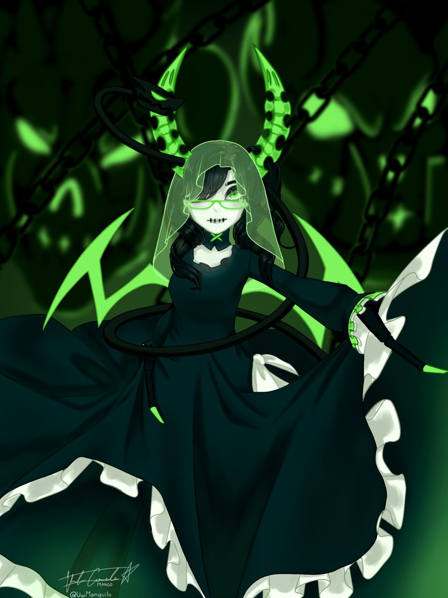 UwManguito's tweet photo. Squigly Poltergust (Death Master palette)
#Skullgirls #Skullgirlsmobile #Squigly #DeathMaster #Poltergust #skullgirlsfanart https://t.co/GMpWSelhRu