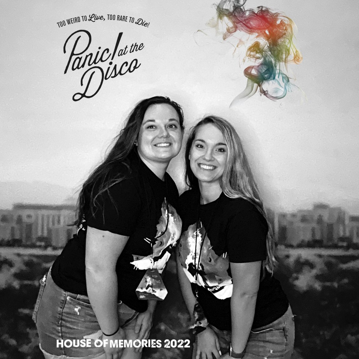 ndhardisty's tweet image. A dream come true @FilbertHazell @PanicAtTheDisco 🖤