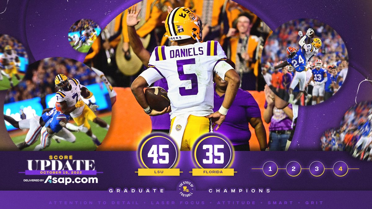 LSUfootball's tweet image. Only Tigers Get Out Alive