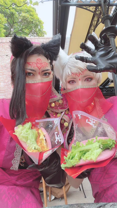 ツイステ / 仮装ディズニーシーきた! 念願のスカラビアでスケアリードレス!#Dハロ仮装2022 #Dハロ仮装 