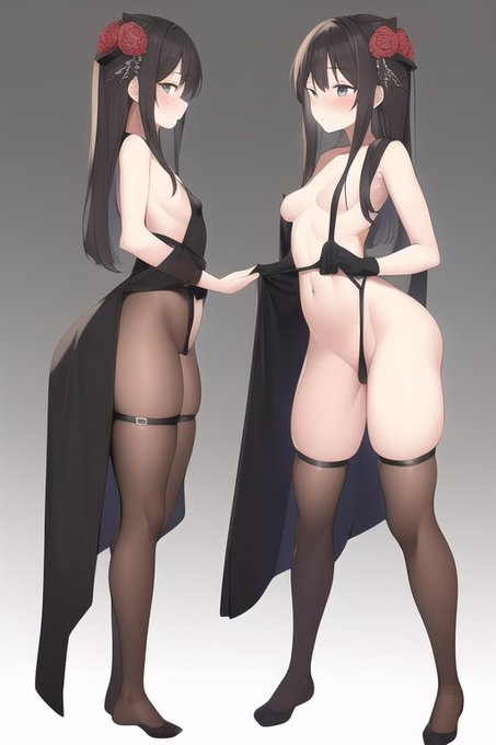 「Full body figure of a cute old sister with small breasts,nsfw」

ライザみたいな太もも出してきた 