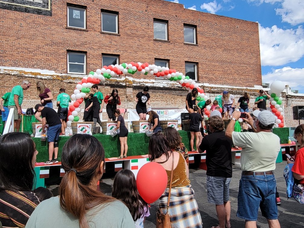 kendra4justice's tweet photo. Last weekend, we participated in @EldoradoReno's 40th Annual Great Italian Festival grape stomping event.  We had such a wonderful time at the festival.
@EldoradoReno @CircusReno @SilverLegacy 

#TheRowReno #kendraforjustice #mushroomraviolli #grapestomp #renoitalianfest https://t.co/ivOxyRKIEv