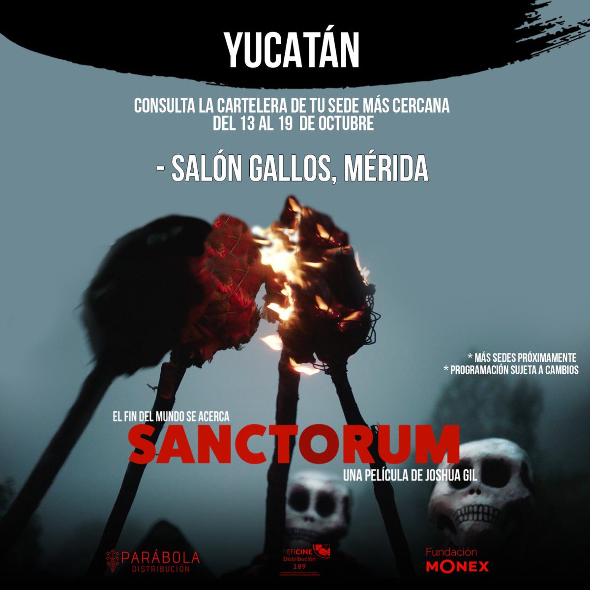 #Veracruz y #Yucatán también tienen sedes donde podrán disfrutar de #SANCTORUM 🔥