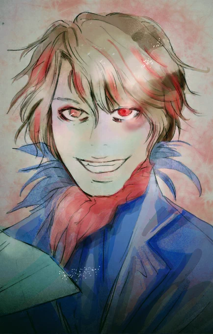 絵の練習もかね赤ソノイさん難しいなあ～ 
