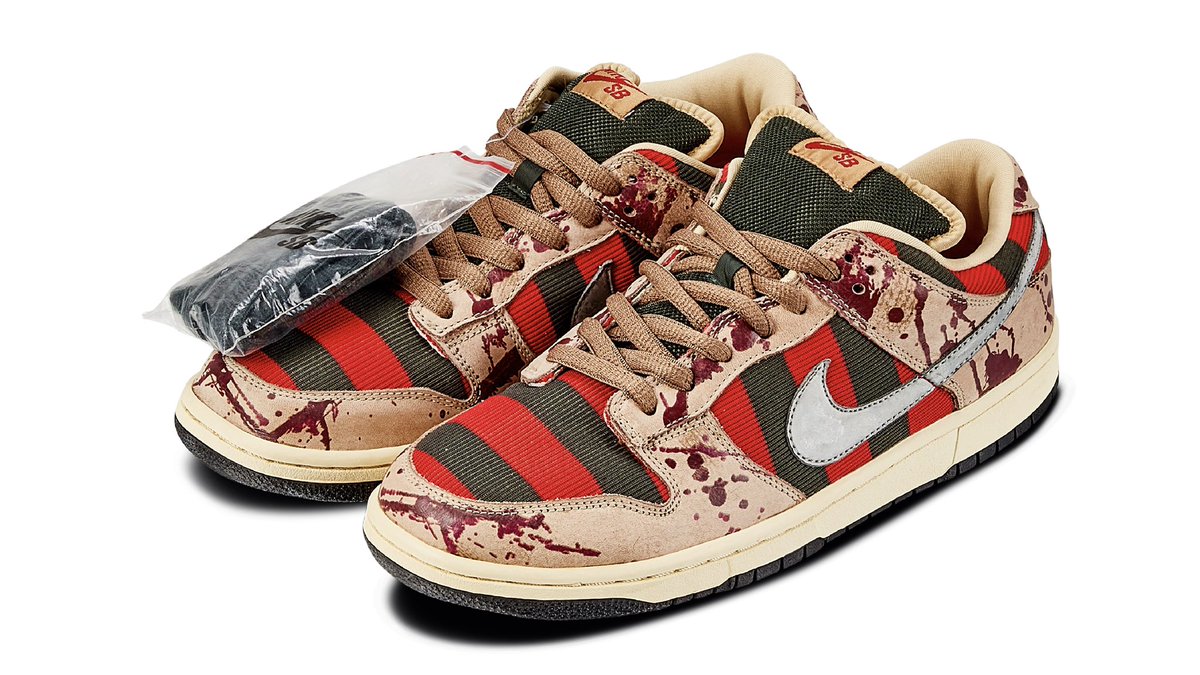 sb dunk freddy krueger box