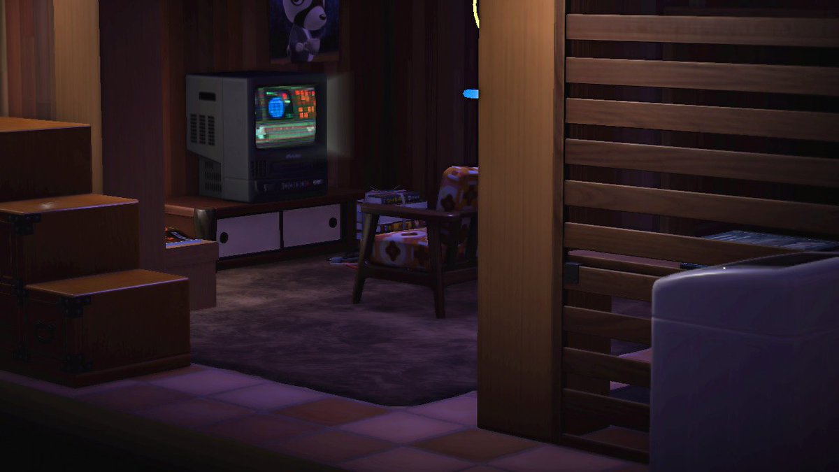 TabbyRoad's tweet photo. 80s basement bedroom 👽
#AnimalCrossingNewHorizons #acnh #AnimalCrossingDesigns https://t.co/xUDjI7pl2U