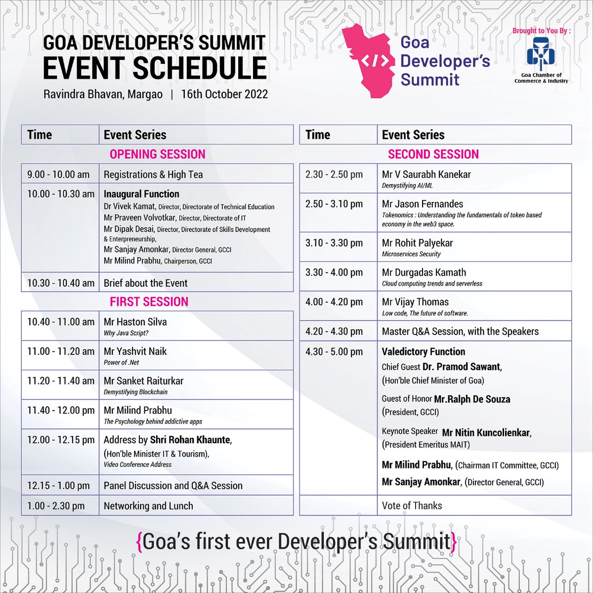 TangentiaInc's tweet photo. It’s Today! Meet the Tangentia Team at Goa’s first-ever Developer’s Summit. Join us at our booth to discuss Autonomous Enterprise & how we can help you in this transformation journey!
Stay tuned for event glimpses.
#tangentia #aimforimpact #thefutureisautonomous #goa #techsummit https://t.co/oEQwHhxCBx
