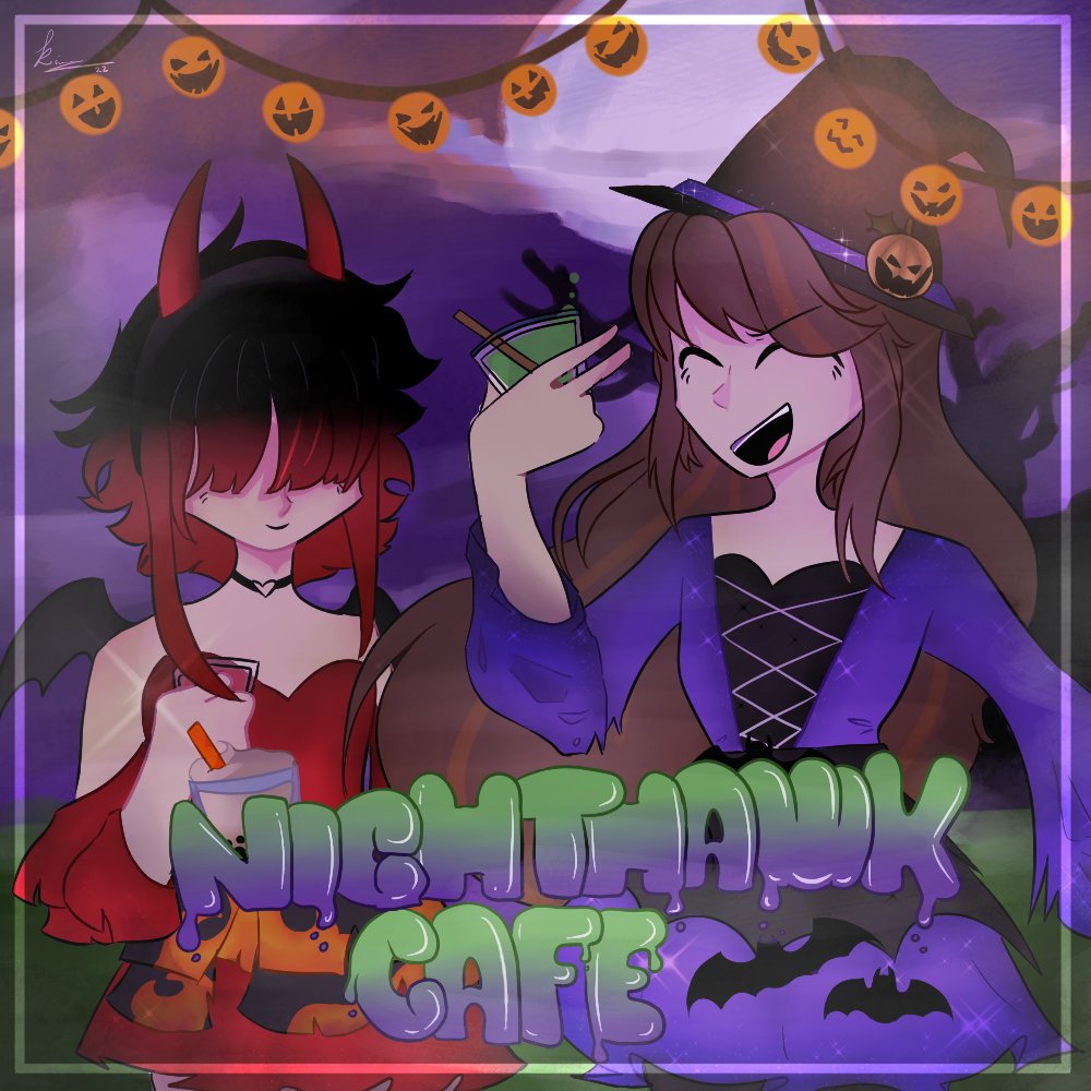 kirishumia's tweet photo. im back to twitter! im going to say BIG thanks to Nighthawk Cafe's community and the owner itself jaden for helping me smile and laugh a lot. so heres the good ol' gift for uhh ur spooky season in cafe (rblx game pic)..! lol.. @NighthawkCafe @nausiy https://t.co/0rCtVddOX5