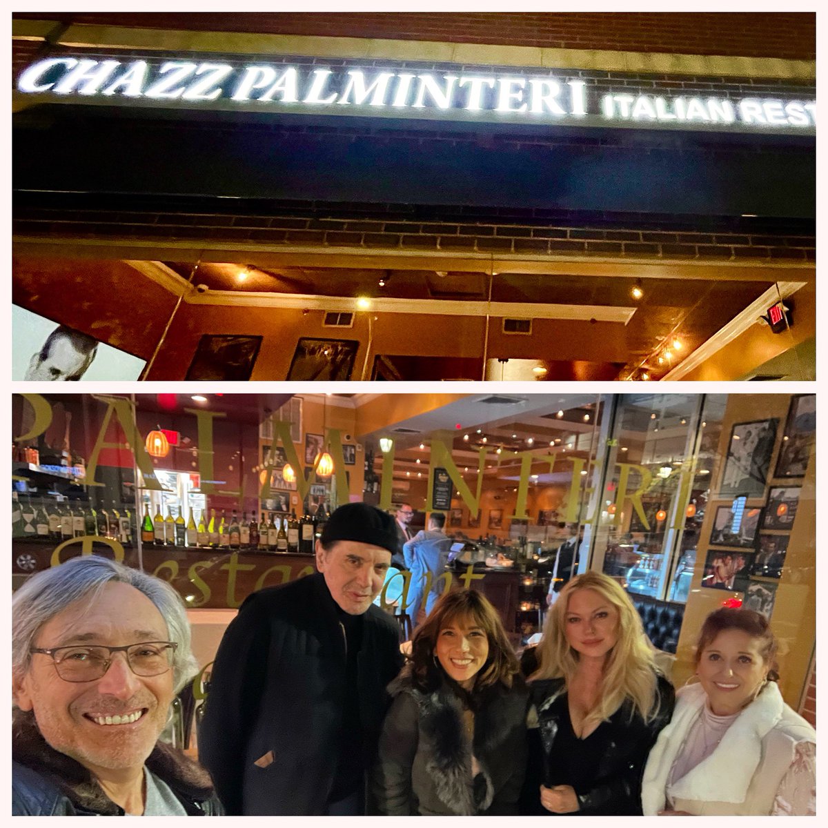 Fab dinner with the best of friends @chazzpalminteri @giannapalminteri at Chazz Palminteri Italian Restaurant