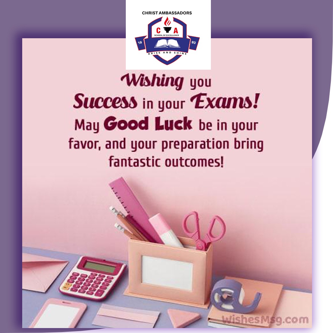 CASE_EDU93's tweet photo. Christ Ambassadors School of Excellence wishes the general public and particularly our 2022 BECE Candidates all the very best in their exams 🎉🙏🏽 https://t.co/YTkwmaKKfP