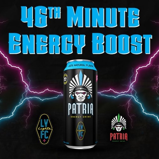 A big thank you to @PatriaEnergy for always delivering the BOOST we need. #LAvLV | #VivaLights ⚽️🎉
