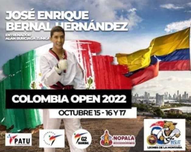 Hoy me comuniqué con el campeón José Enrique Bernal Hernández quien participa en el #ColombiaOpen. Con orgullo nos representa como nopaltecas y como mexicanos.

¡Felicidades a todos los participantes!

#Taekwondo #FMTKD #LeonesDeLaMontaña
#NopalaDeVillagrán