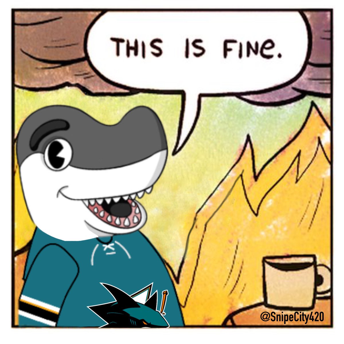 SnipeCity420's tweet photo. 🦈☕️🔥#SJSharks https://t.co/XMIv0CQ6mB