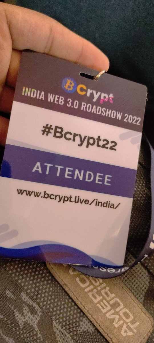 VasudevPant's tweet photo. At India Web 3.0 Roadshow 2022 #BCrypt2022 #Web3Community #bcrypt #CsharpCon22 #CSharpCorner https://t.co/AVeLu74Oli