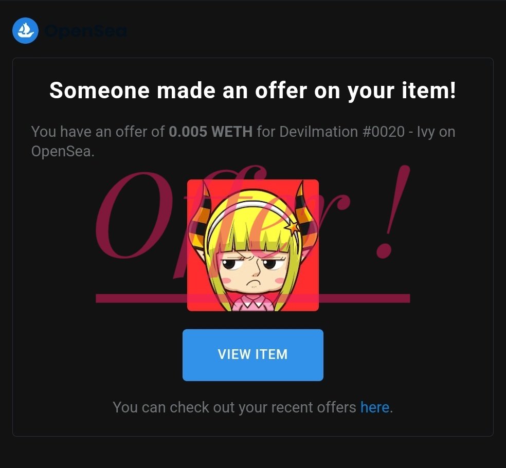Devilmation_NFT's tweet photo. Hi, Devilmationer !
I'm Devilmation #0020 - Ivy (but not @ivylevan nor @IvyKungu) 
Offer for 0.005 ETH on @opensea 
Click link in bio to find out more !

#Devilmation #NFT #opensea #NFTGiveaway #NFTcollection #NFTCommmunity #nftarti̇sts #NFTarts #NFTArtwork #ETH #Ethereum https://t.co/Lft78K29kv