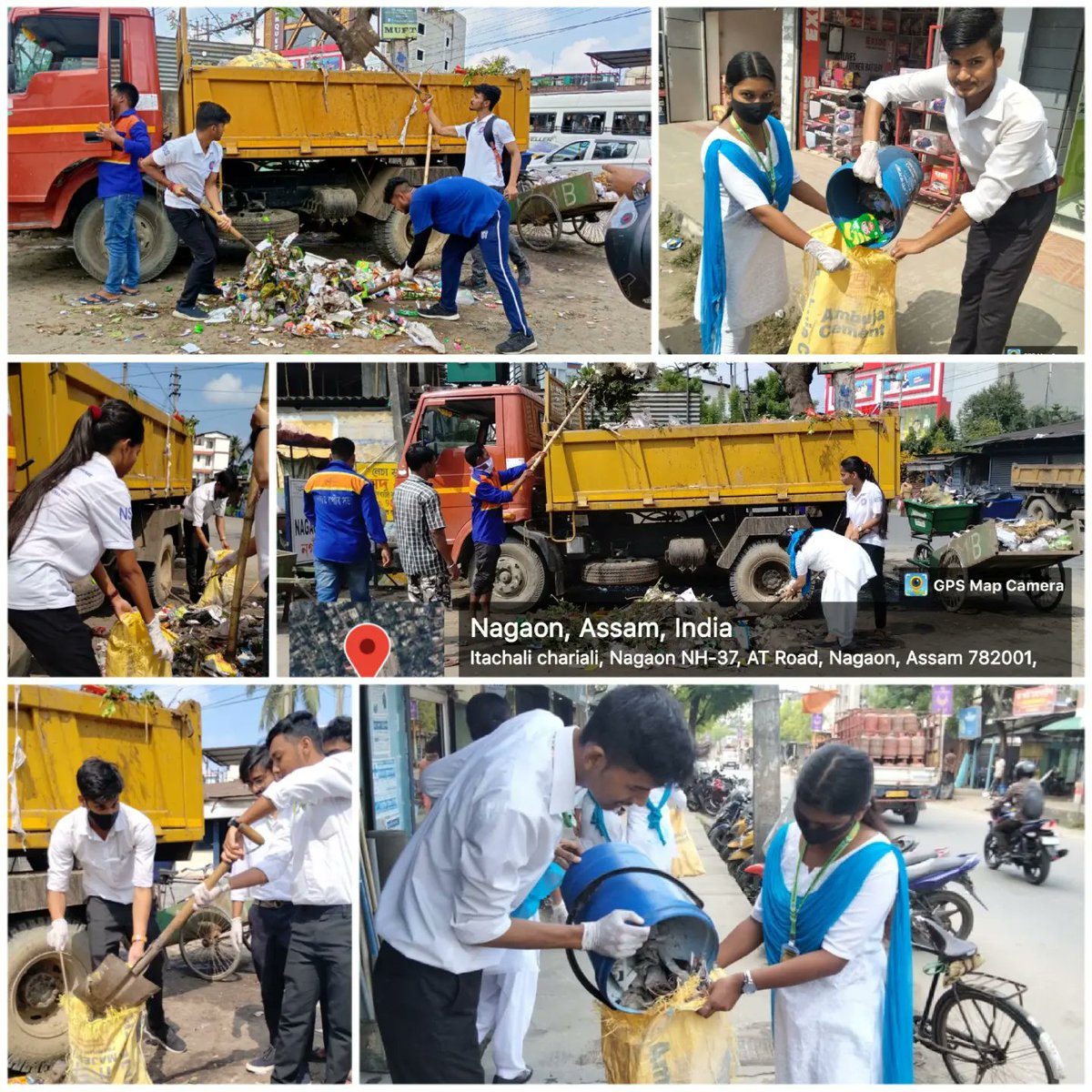 NSSNCA1's tweet photo. Cleanliness drive by the volunteers of NSS UNIT, Nowgong college(A) as a part of #CleanIndia2 .Near about 65 kg of plastics and trash has been collected.#CleanIndiaCampaign2022 #cleaningservice #nss @PMOIndia @nss_rdguwahati @_NSSIndia @DIPAKKU93471047 https://t.co/myWJpUoJir