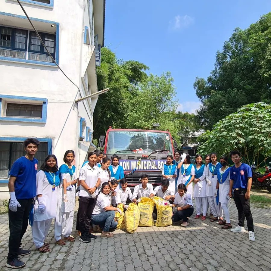 NSSNCA1's tweet photo. Cleanliness drive by the volunteers of NSS UNIT, Nowgong college(A) as a part of #CleanIndia2 .Near about 65 kg of plastics and trash has been collected.#CleanIndiaCampaign2022 #cleaningservice #nss @PMOIndia @nss_rdguwahati @_NSSIndia @DIPAKKU93471047 https://t.co/myWJpUoJir