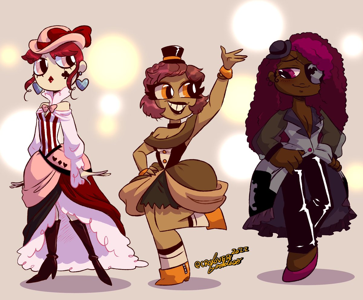 So it's + $25 per each extra character!

Dm me if interested! 
Here are a few examples 💛 