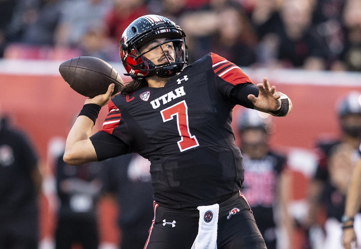 🚨 DOWN GOES NO. 7 USC 🚨

No. 20 Utah takes down the Trojans, 43-42

Cameron Rising: 30-44, 475 total YDS, 5 total TDS