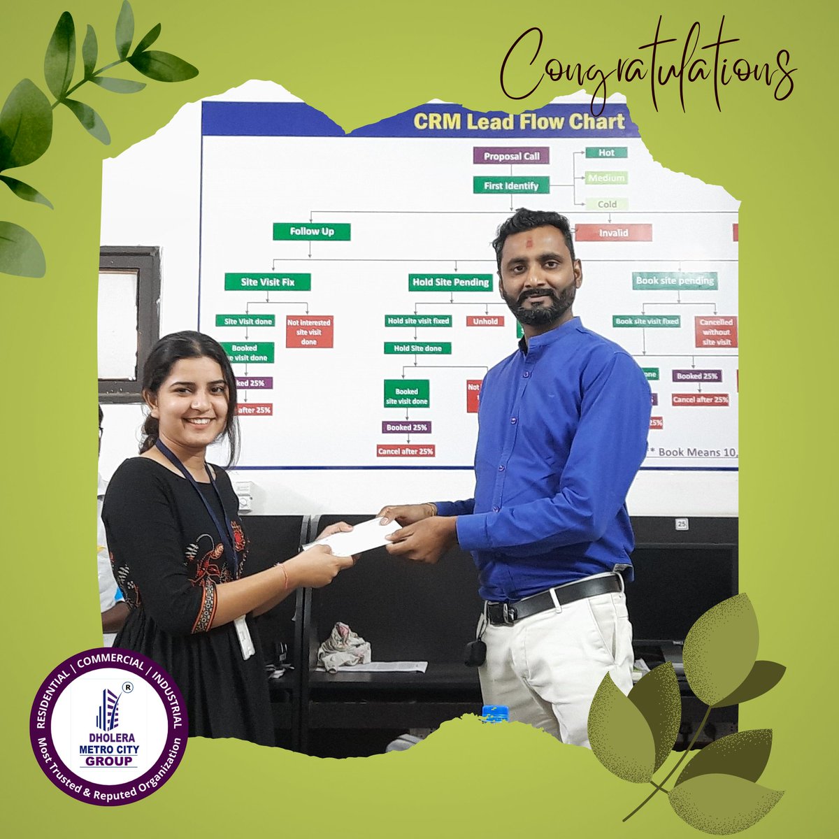 DholeraMetro's tweet image. Congratulations to all the achievers 🏆
Dholera Metro City Group!!
#Congratulations #congratulationschallenge