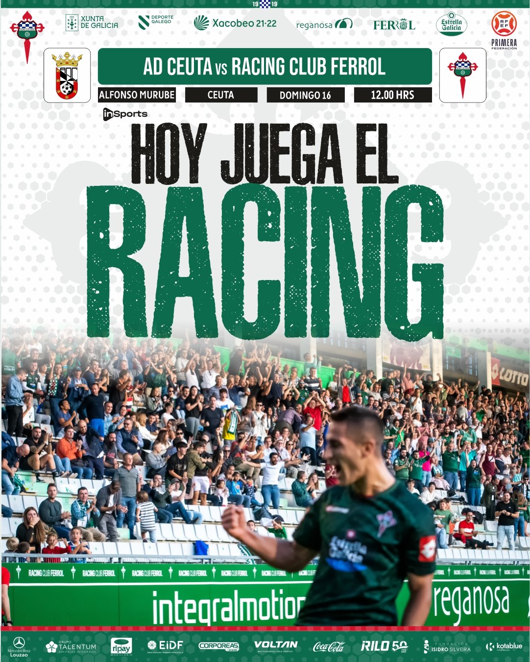 Racing Club Ferrol on X: 🌤️ Buenos días! 🤝🏼 Paces? 📹 Vamos a conocer  un poco a los nuevos fichajes! 🎥 Parte 1 👋🏼 Buena tarde!   / X