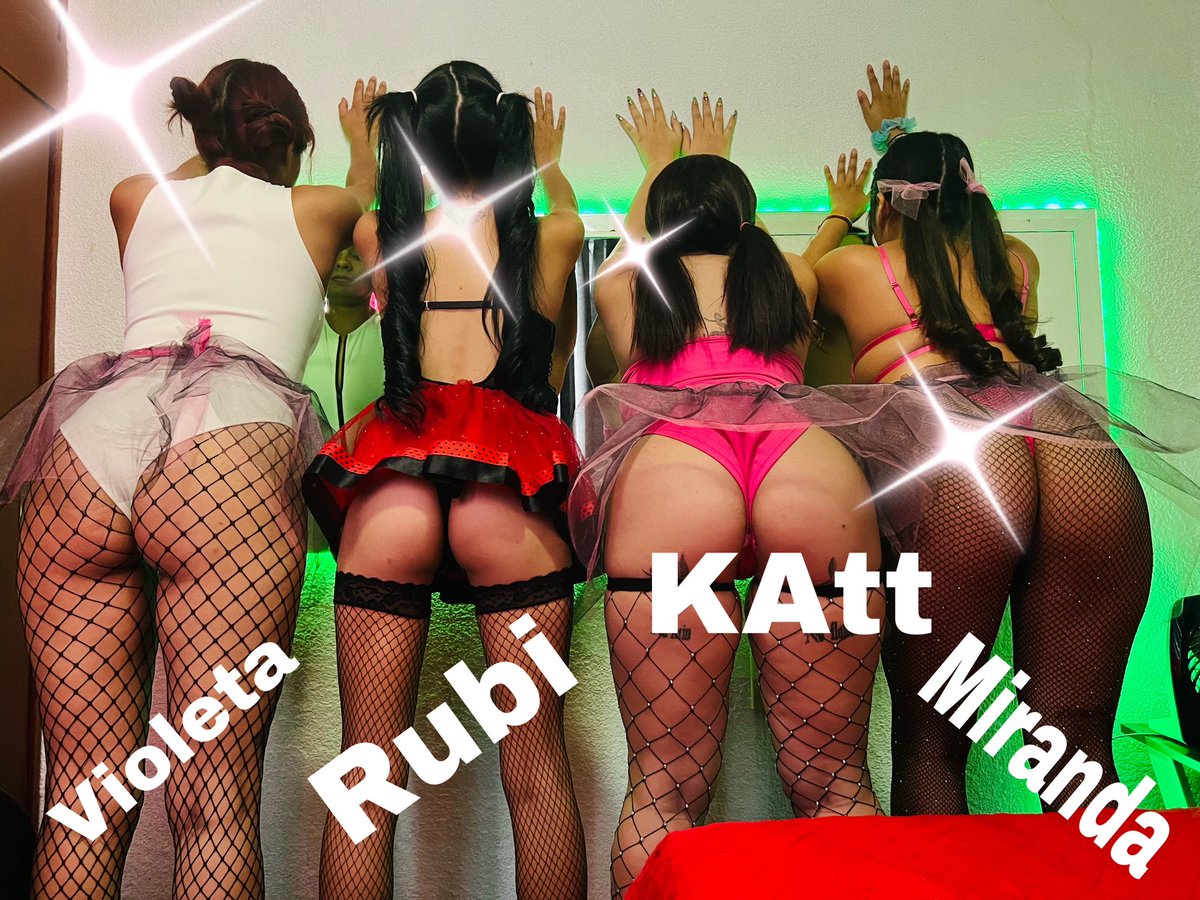 OrgaDream's tweet photo. Violeta #22 años  Rubi #20 KAtt #24 años Miranda #_18 años https://t.co/VjsKSd8ocB