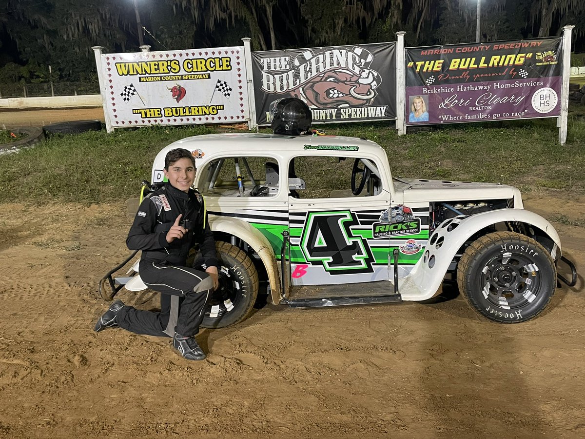 A big night for <a href="/BookmillerMotor/">Bookmiller Motorsports</a>, in Evan’s first race back since being sidelined after a vicious wreck at Citrus Co, he goes out and wins! We <a href="/MotorsportsJw/">JWMotorsports</a> want to congratulate the Bookmiller’s, and wish them the best as they finish out their season.