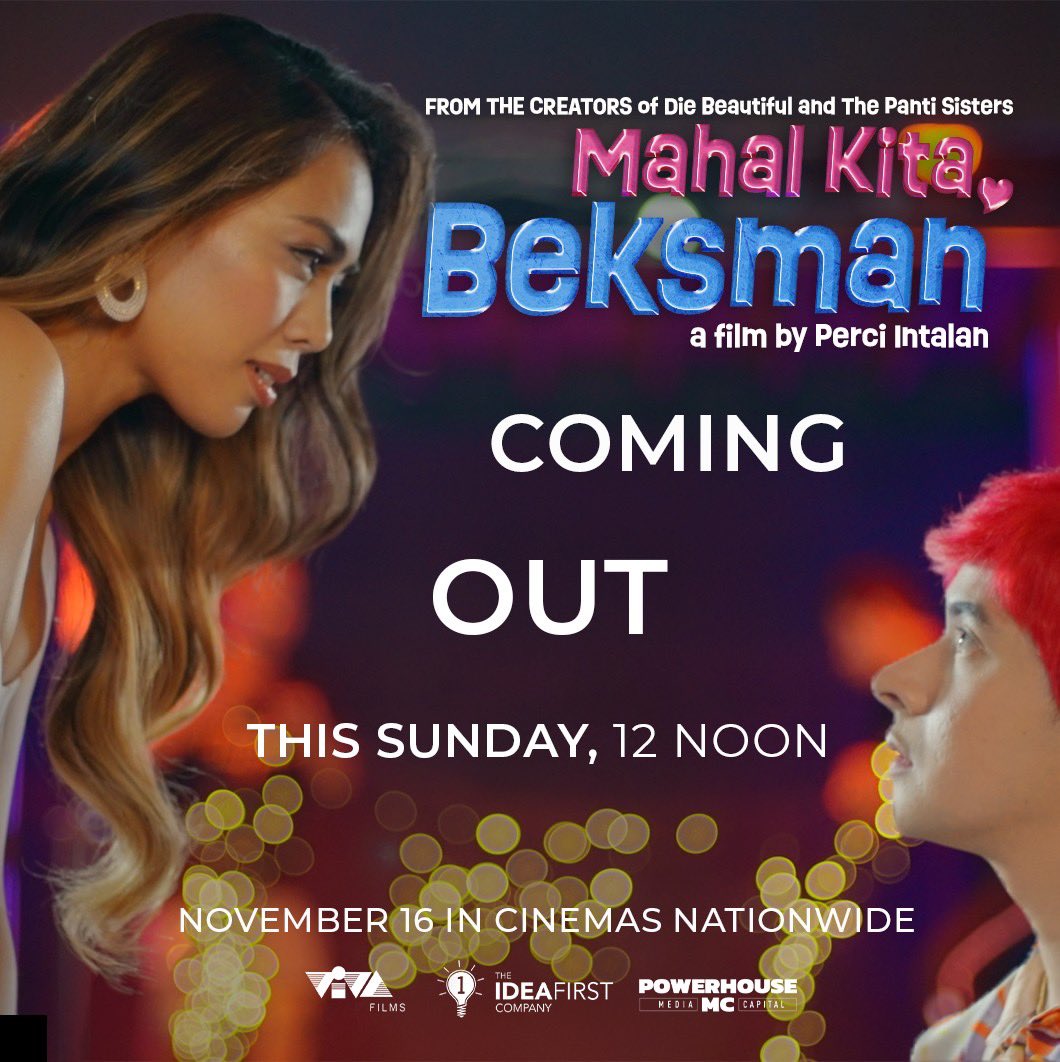 NCLST's tweet photo. Mahal Kita, Beksman trailer is out 💖 
Watch niyo na, saya nito hihihi

https://t.co/aCbb0Xve6n

Congratulations Direk @percinotpercy @theideafirst_co 💖💖💖 https://t.co/edIW0srCmR