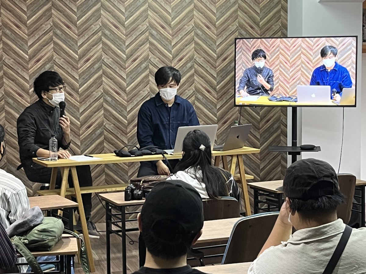 hsuganuma's tweet photo. 「T3 Photo Festival Tokyo」のイベント特別公開講座の2日目スタートです。
日本写真芸術専門学校の調文明さんと田凱さんの授業です。
これは全国の専門学校、大学の名物授業を公開していただくものです。

https://t.co/BpFlJWvojX https://t.co/HosOtp8x7S