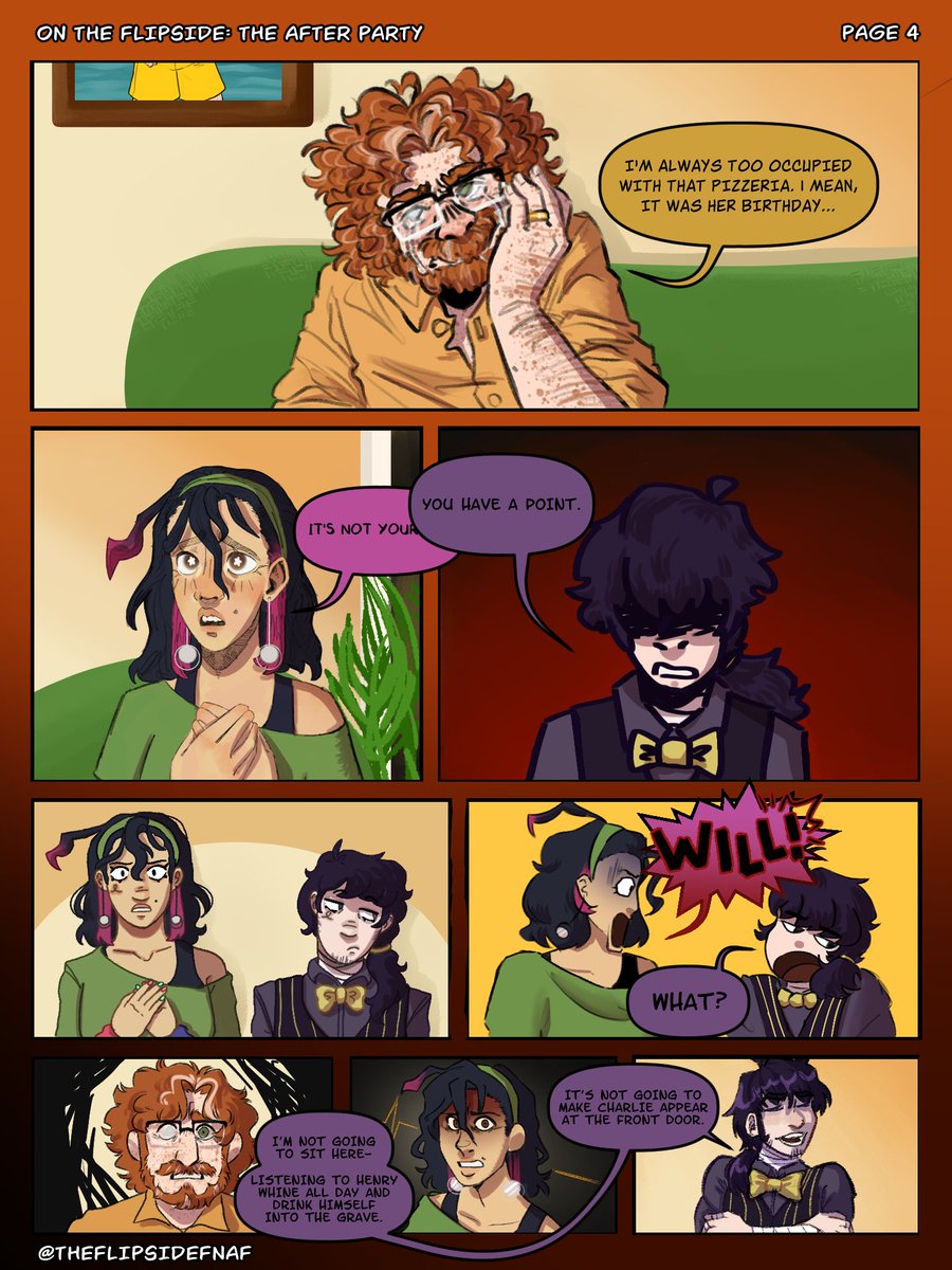 TheFlipsideFNAF's tweet photo. Prologue - Part 2: The After Party
04/28/1978

Sometimes it's better to just stop talking.
#FNAF https://t.co/HNuYmrPsX1