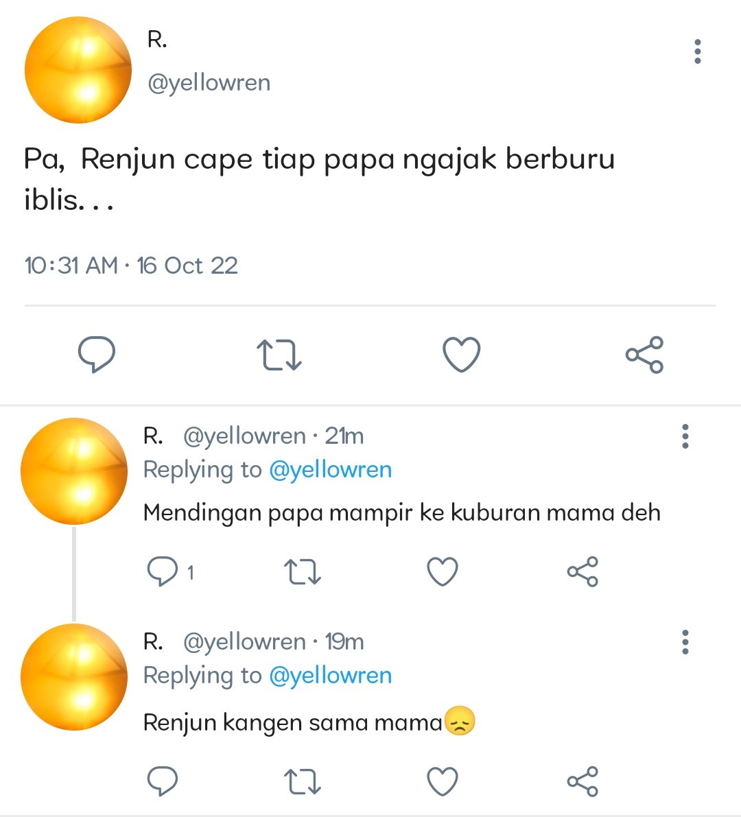 Kalriesa's tweet photo. Jaemren Prompt AU~

Always |

cw // fantasy , demon 

Jika tidak berhasil naik tingkat, hanya ada dua pilihan, eksistensi JM sebagai iblis akan hilang selamanya, atau ia harus hidup sebagai manusia. Ternyata JM harus bertemu RJ, anak dari pemburu iblis.

Minggu, 16 Okt 2022. https://t.co/i92GgdwZAE