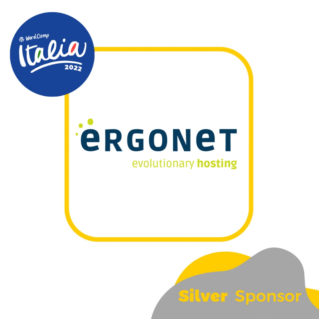 WordCampItalia's tweet photo. Sponsorizzare WordCamp Italia è un ottimo modo per supportare la community italiana di WordPress. Grazie di 💜 a @Ergonetsrl , Sponsor Silver di WordCamp Italia. https://t.co/lPQHM93PWo https://t.co/JZEPCuruUK