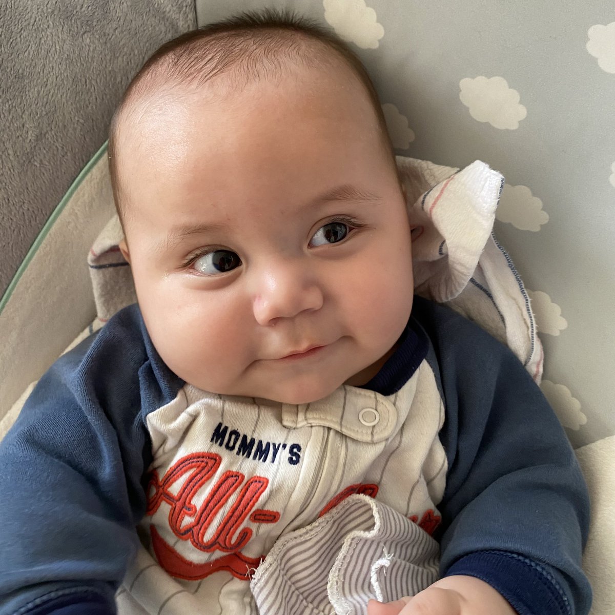 I vote blue so this beautiful baby, my grand dude Emilio can go to school safely, live in a democracy,be gay or straight or trans without hate. He should have healthcare and history. He should have clean water and air. Please vote blue for Emilio.