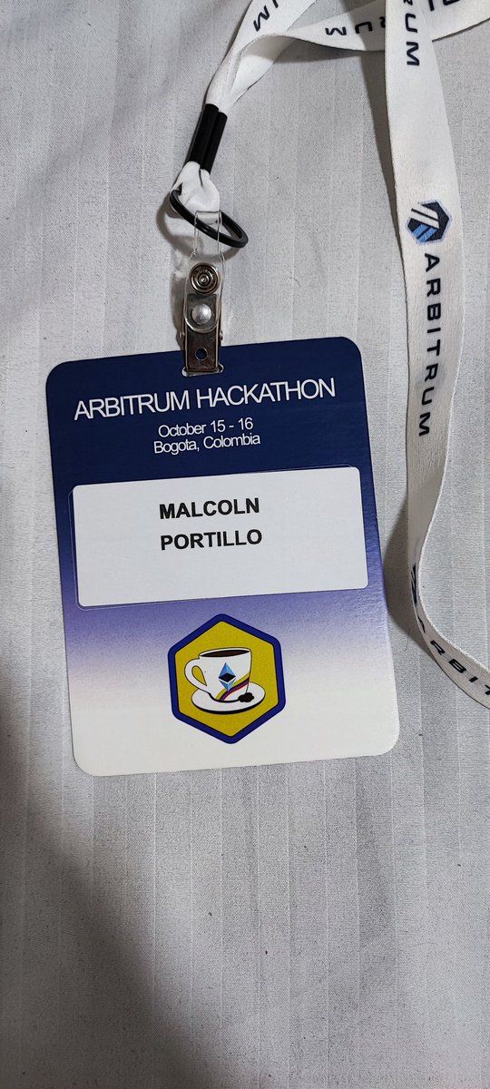 EsaPortillo1's tweet photo. Dreams come true !
#DevConBogota
#consensysconnect
#arbitrumhackathon
Thanks God https://t.co/hUAmkFpvNP