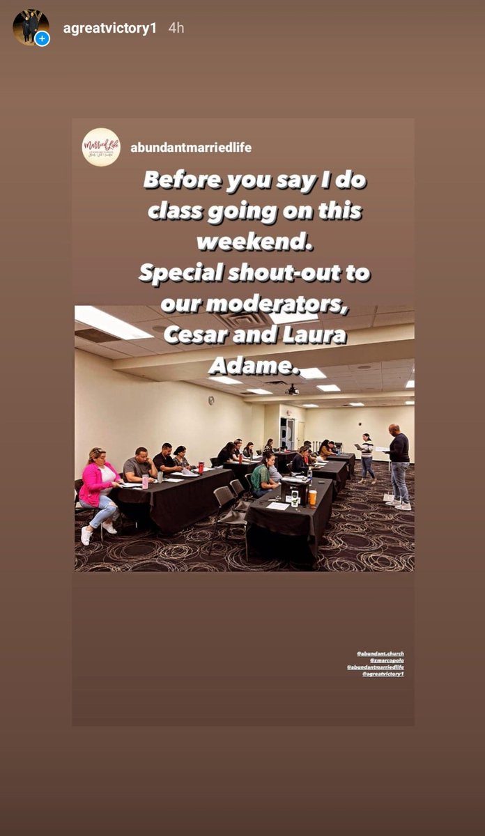 AGreatVictory's tweet photo. Blessed to serve as Moderators for Abundant Church "Before You Say I Do" Class. We even got a teacher appreciation note from one of our attendee's daughter. #TeachersTeach #Serve #MarriedLife #ClassroomB ❤️💍👩🏻‍🏫👨🏾‍🏫💒 @ZMarcoPolo https://t.co/O3eWwdul9e