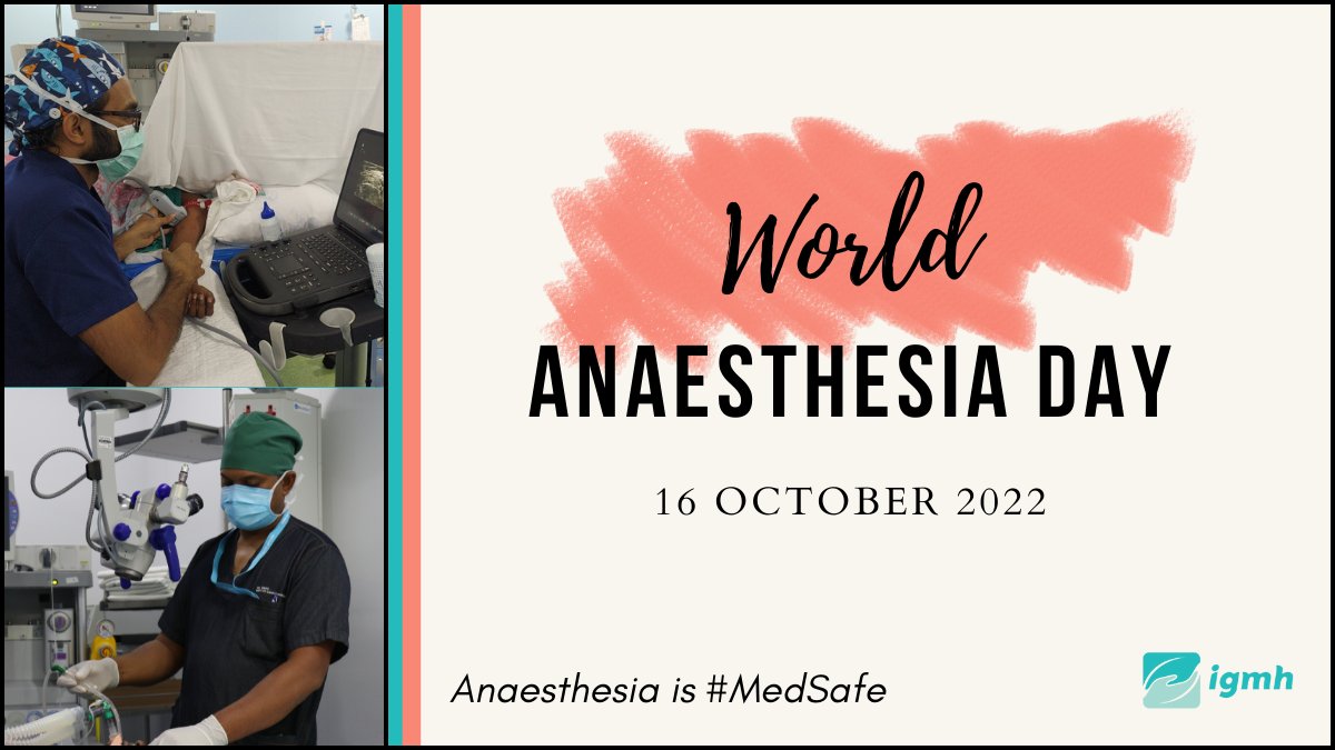 WORLD ANAESTHESIA DAY 2022
~Medication Safety~