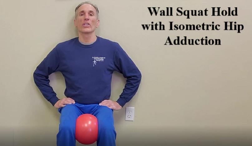 drdozellodc's tweet photo. Wall Squat Hold with Isometric Hip Adduction 
Dr Donald Ozello
#chiropractor #chiropractic #sportsmedicine #wallsquat #isometricwallsquats #innerthighexercise #medialthighexercise #hipadduction #hipadductors #PFPS #isometrichipadduction #glutes #quads https://t.co/dKVof6A8EO https://t.co/Hu5vk9aTiL