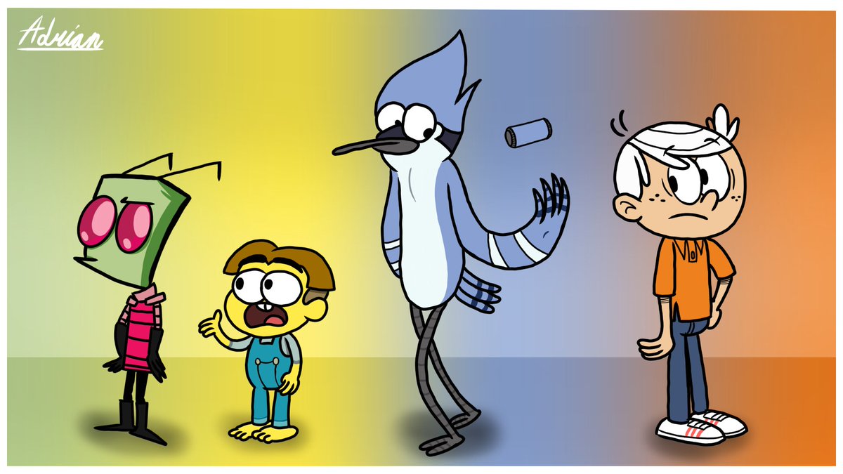AdrianM_Prya03's tweet photo. The Crossover Stuff
#crossover #crossoverfanart #crossover_fanart #zim #cricketgreen #cricket_green #mordecai #lincolnloud #lincoln_loud #invaderzim #invader_zim #bigcitygreens #big_city_greens #regularshow #regular_show #theloudhouse #the_loud_house https://t.co/mmHvG4ZFPz